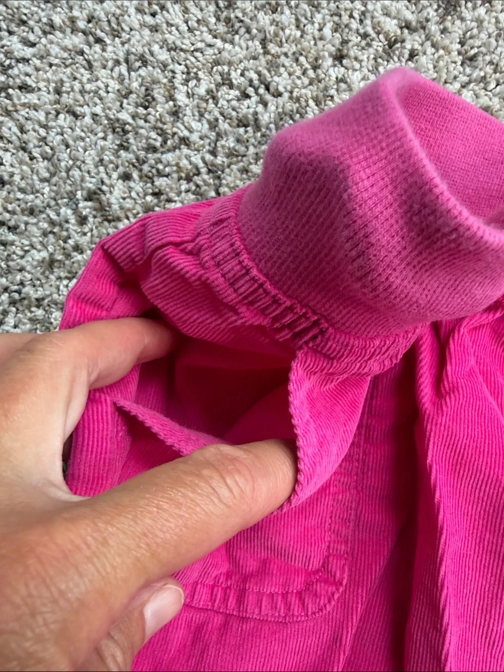 Carter's Hot Pink Corduroy Drawstring Skirt size 7